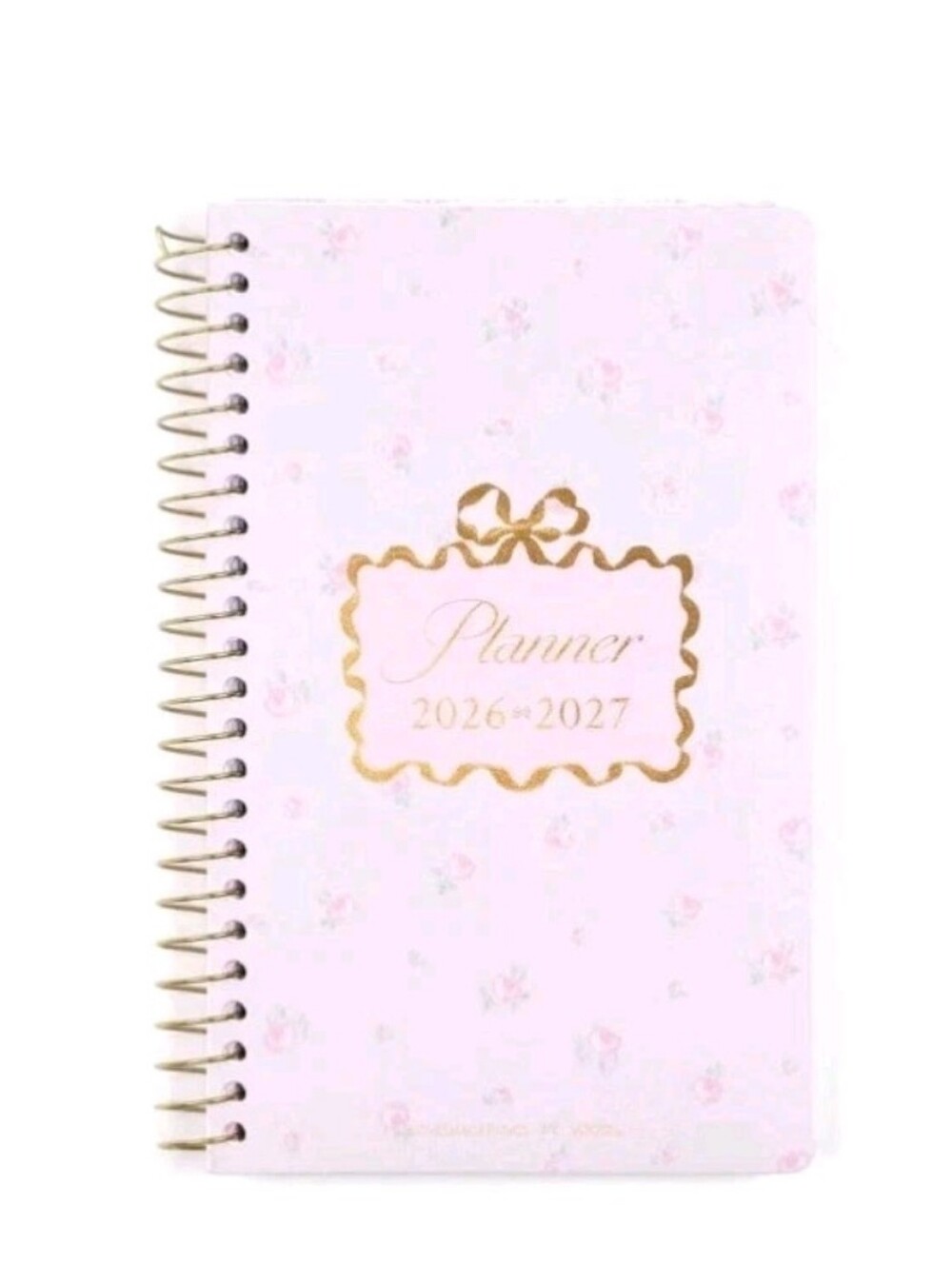 Pink Floral Spiral Planner - July 2026/2027 Loveshackfancyxtarget